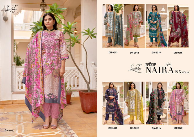 Naira Nx Vol 9 By Levisha Cambric Cotton Printed Dress Material Suppliers In India 
